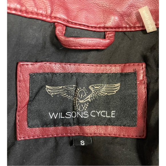 Women’s Wilson Cycle Leather Motorcylce Jacket - Picture 9 of 12
